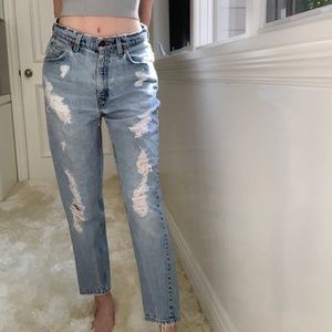 Vintage Ripped Levis